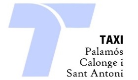 Taxi telefono costa brava 681400000 palamos calonge sant antoni taxi 24 horas.